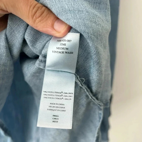 Rails zimi medium  vintage wash Tencel linen - Picture 13 of 16